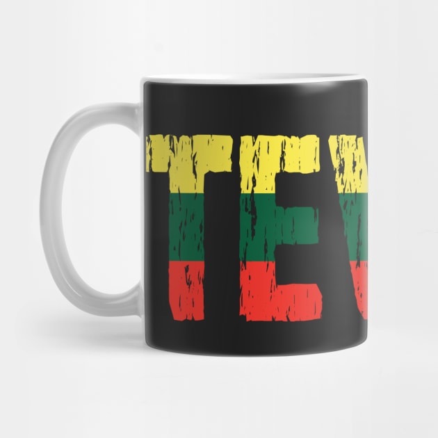 Lithuanian Teveli Dad Father Tetis Lietuva Flag by Nirvanibex